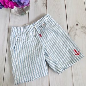 Seersucker Swim Trunks
